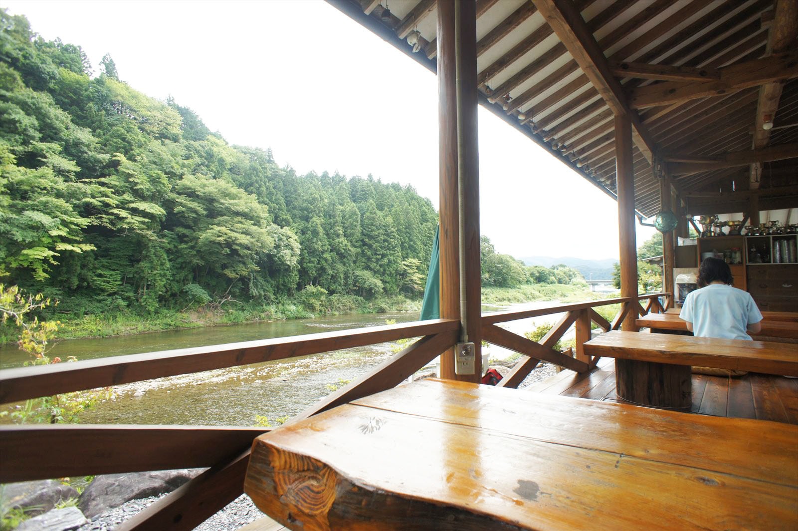 茨城大子・久慈川の天然鮎の塩焼き。お食事処うめ吉