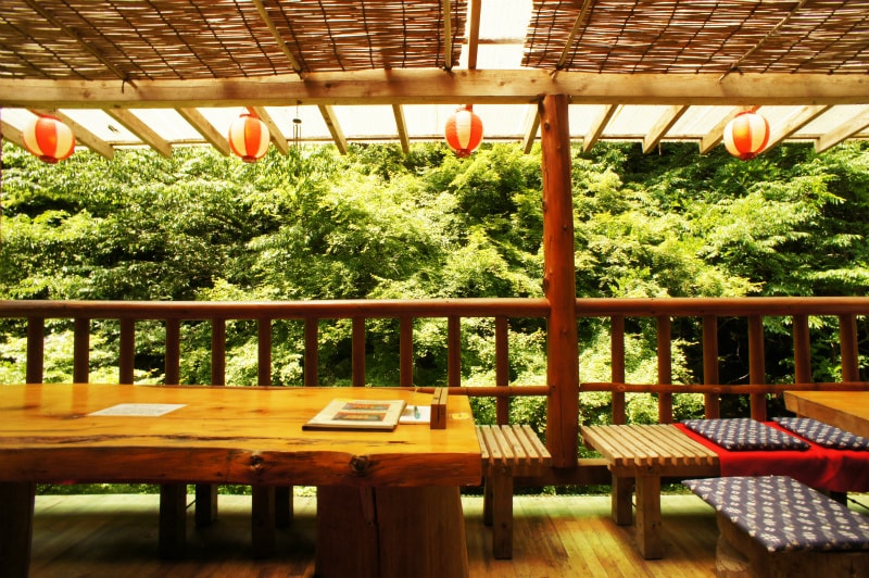 大子フードチャレンジ。月待の滝　もみじ苑。